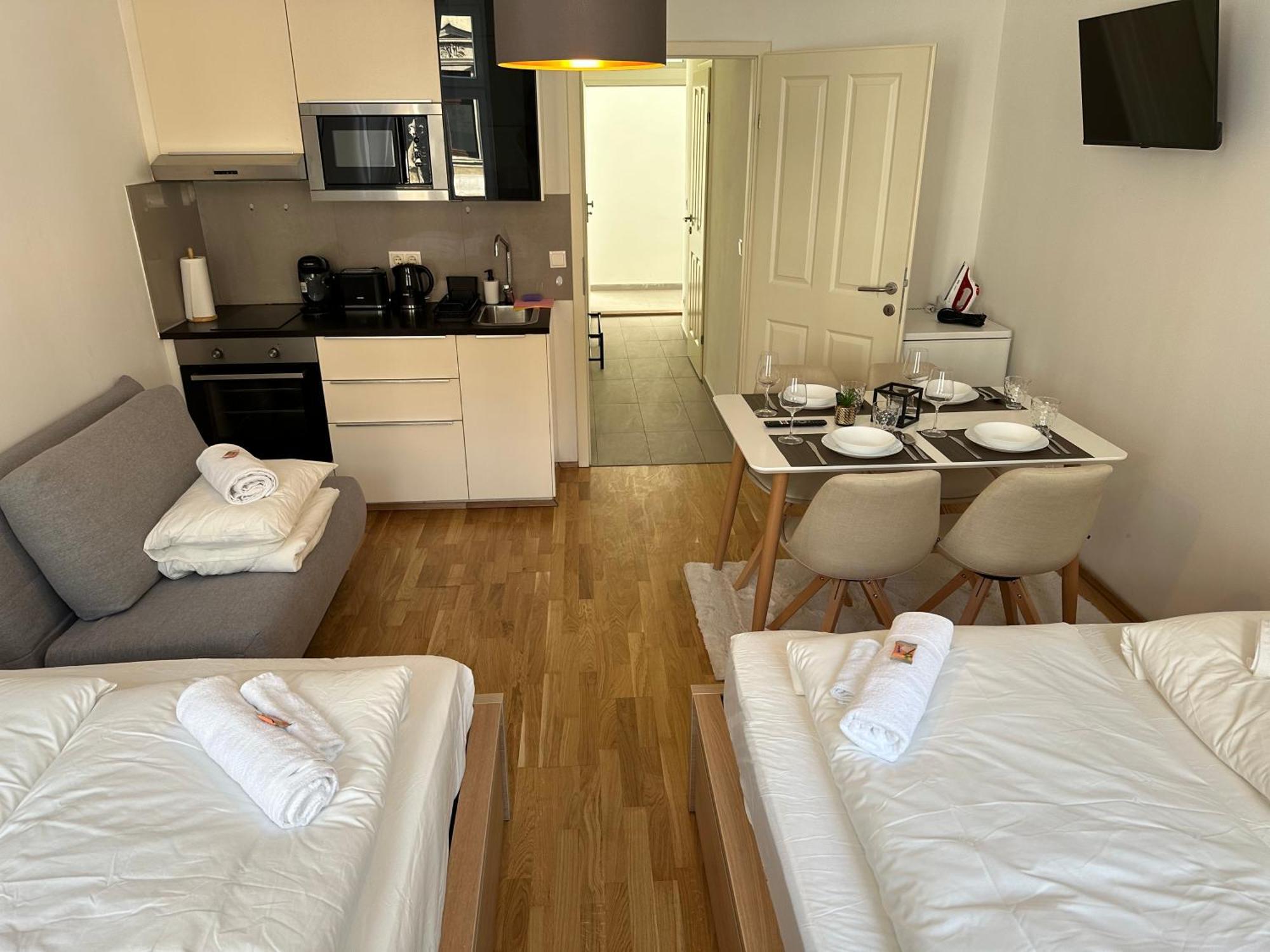 Cozy 5-Person Apartment In Vienna 6 Extérieur photo