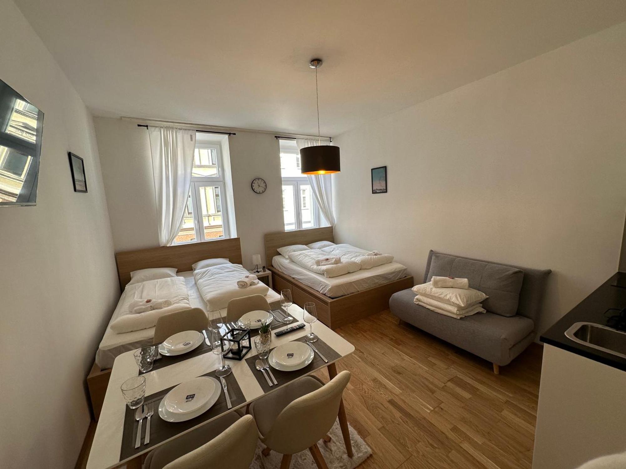 Cozy 5-Person Apartment In Vienna 6 Extérieur photo